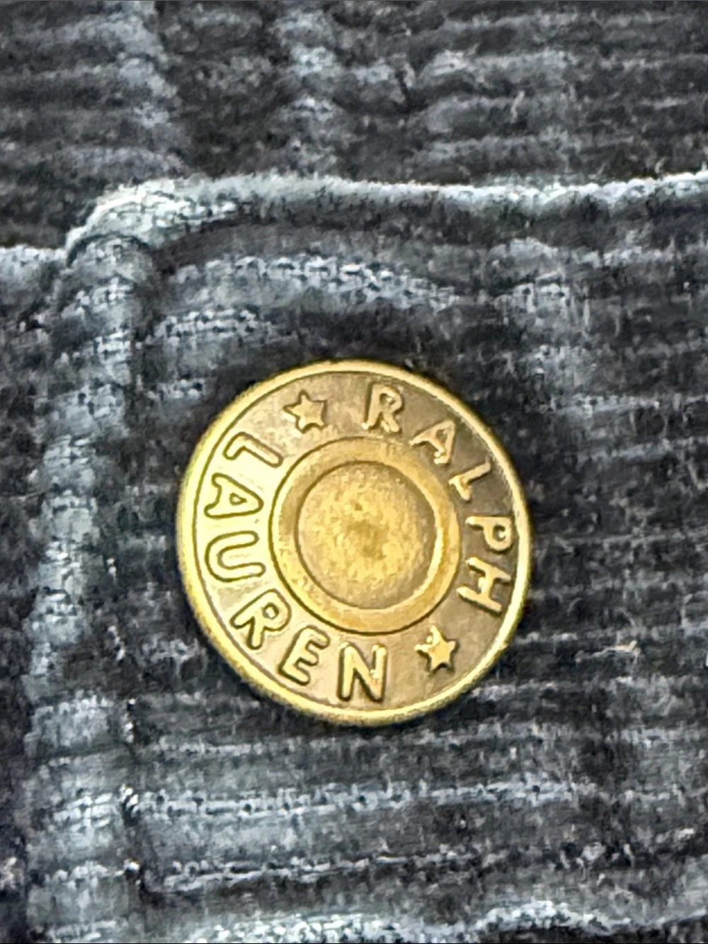 Ralph Lauren Toddler Navy Blue Corduroy Pants Size 3 3T Classic Preppy